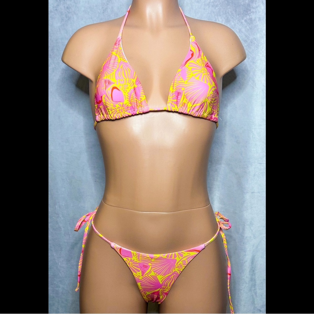 Melon, Shell, Bikini Set - Picture 1 of 7